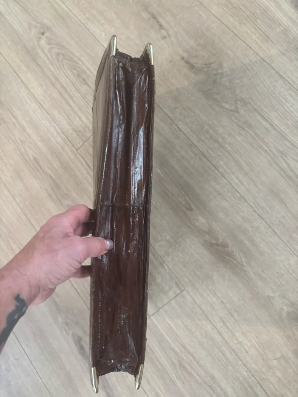 Genuine Eel skin Portfolio Briefcase